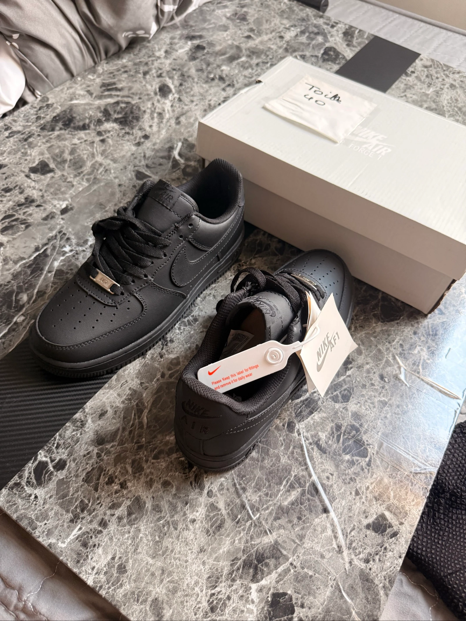 Nike Air Force 1 ’07 Triplo Preto – Tamanho 40 – photo 6
